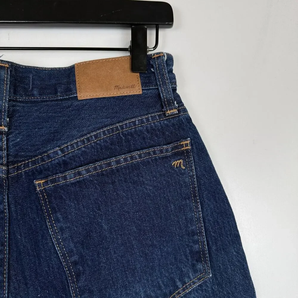 Madewell Baggy Tapered Jeans in Dressler Wash High Rise - 26